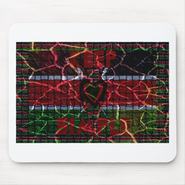 Mousepad Cores rasta (Frente)