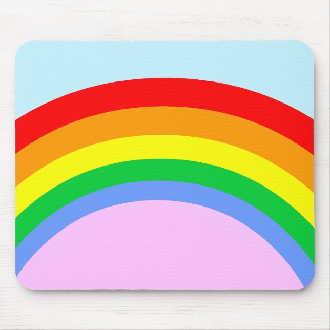 Mousepad Corey Tiger 80s Vintage Rainbow (Frente)