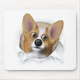 Mousepad Corgi 1 de Galês que rebenta para fora
