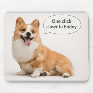 Mousepad Corgi Filhote Mouse Pad- Um Clique Mais Perto da S