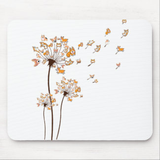 Mousepad Corgi Flower Dandelion Camisa Cão Cachorro