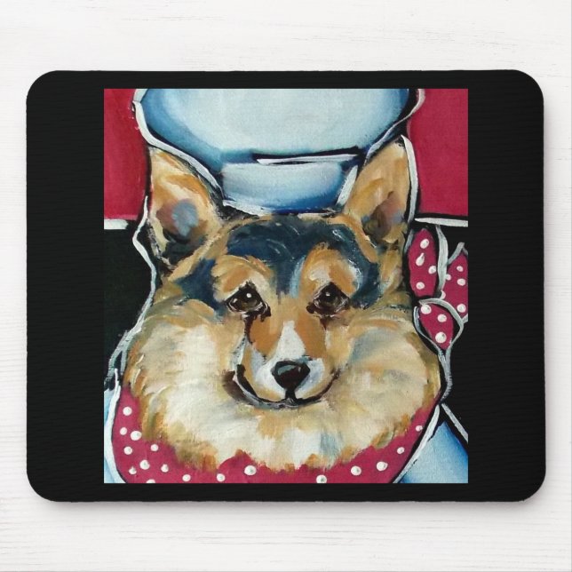 Mousepad Corgi Galês Cardigan (Frente)