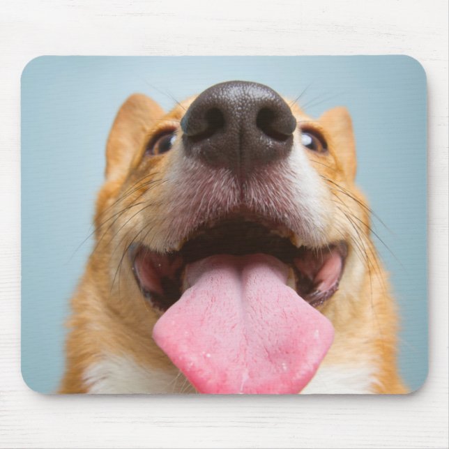 Mousepad Corgi muito feliz das imagens | de Getty (Frente)