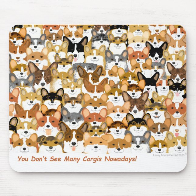 Mousepad Corgi Multi (Frente)