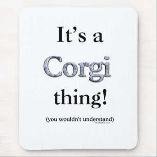 Mousepad Corgi Thing