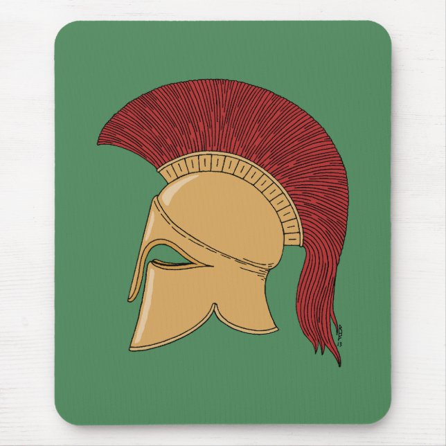 Mousepad Corinthian Helmet (Frente)