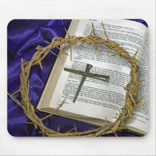 Mousepad Coroa de Cornos com Unhas antigas na Bíblia