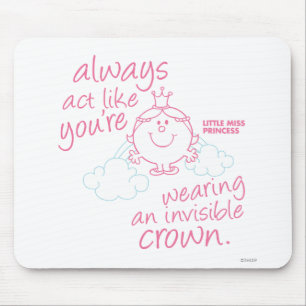 Mousepad Coroa invisível pequena da senhorita princesa