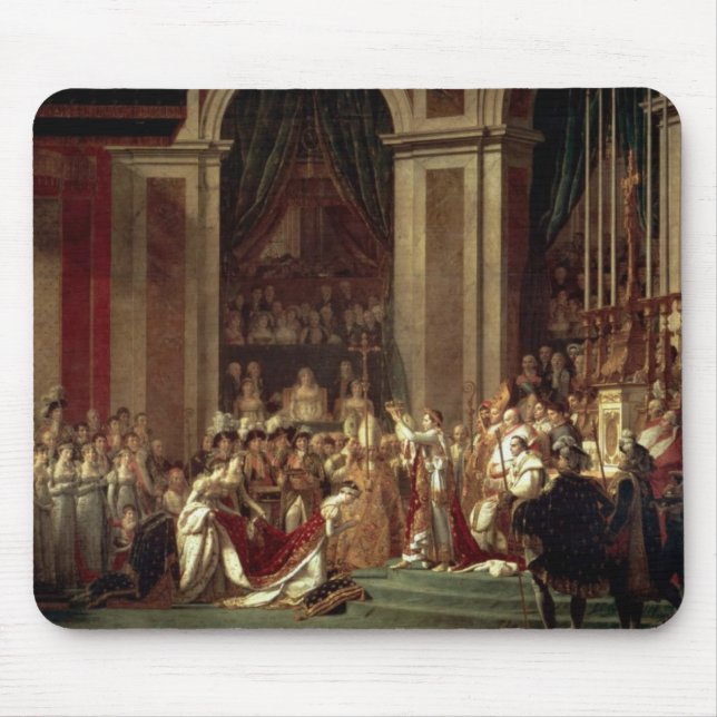 Mousepad coroação de Napoleão por Jacques-Louis David (Frente)