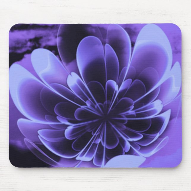 Mousepad Corolla Azul Dobrada Para Cima De Petais (Frente)