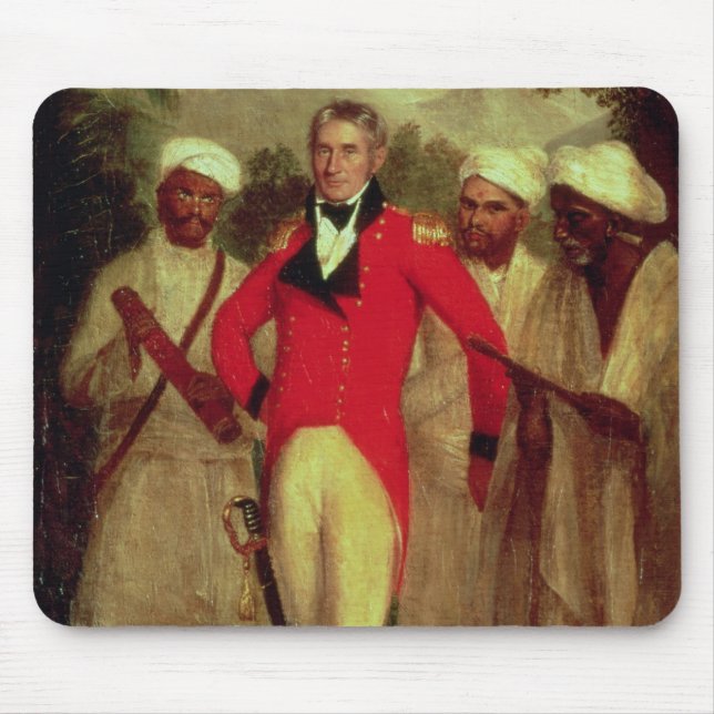 Mousepad Coronel Colin Mackenzie e seus pandits indianos (Frente)