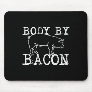 Mousepad Corpo por Bacon - Engraçado Chef Gordo Bacon Prese