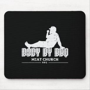Mousepad Corpo Por Churrasco Funny Byrbecue Grill Meat Love