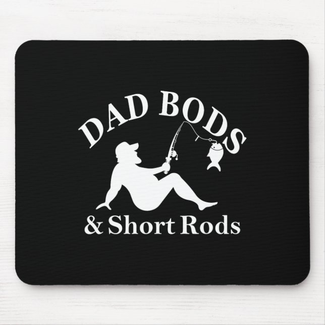 Mousepad Corpos de Pai e Varas Curtas Amantes de Pesca Dive (Frente)