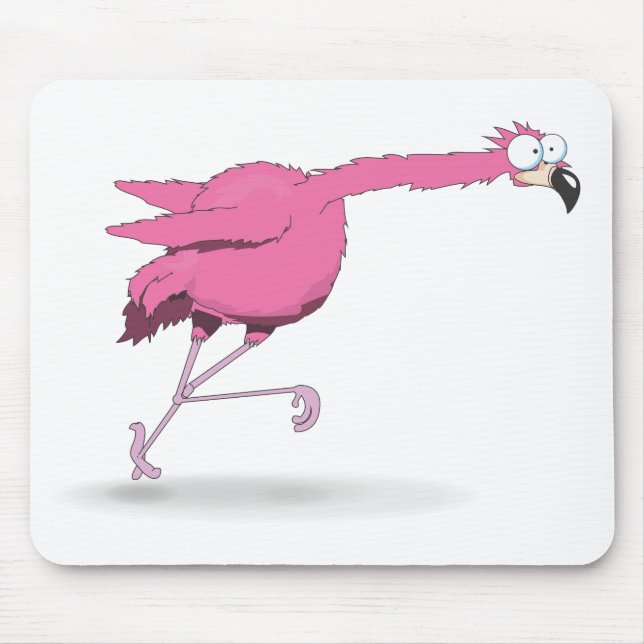 Mousepad Corra ao longo do Flamingo (Frente)