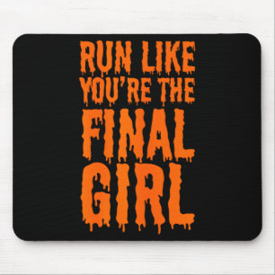 Mousepad Corra Como Se Você Fosse O Divertido Filme de Terr