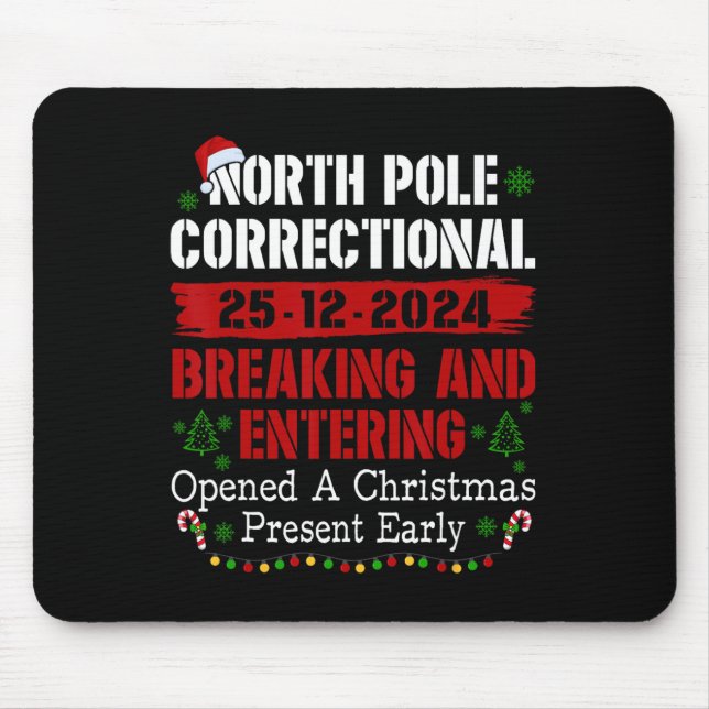Mousepad Correção Do Polo Norte E Entrando Aberto (Frente)