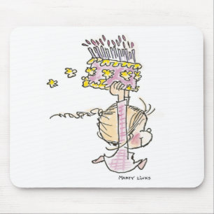 Mousepad Corredor da menina do aniversário BD-001