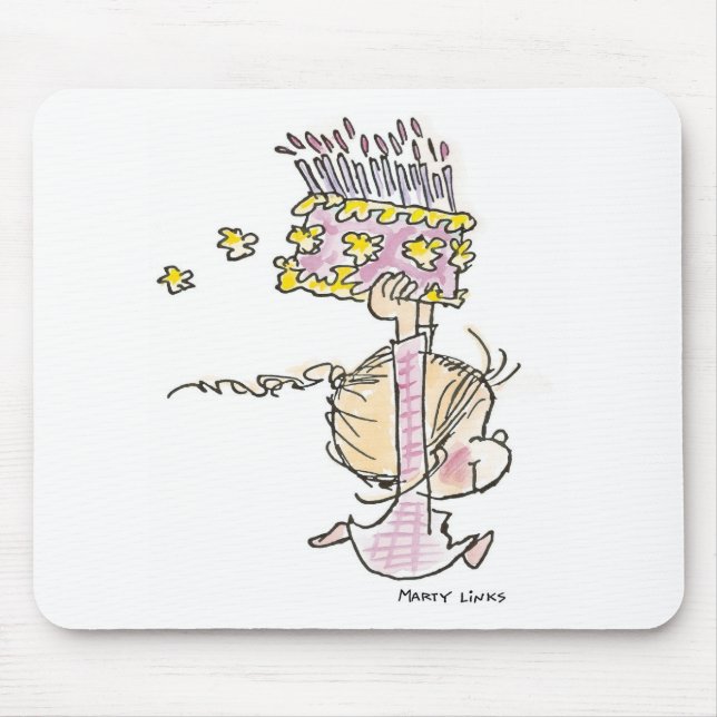 Mousepad Corredor da menina do aniversário BD-001 (Frente)