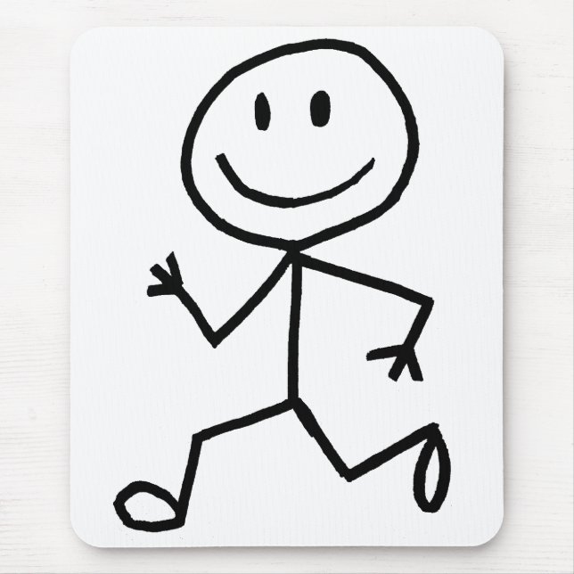Mousepad Corredor de Stickman (Frente)