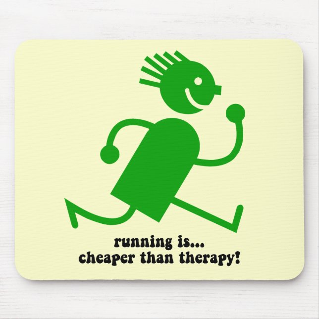 Mousepad Corredor engraçado (Frente)