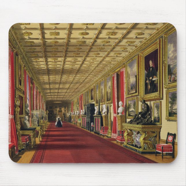 Mousepad Corredor sul, castelo de Windsor, 1838 (Frente)
