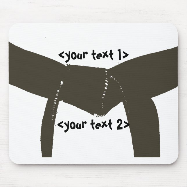 Mousepad Correia de Brown das artes marciais (Frente)