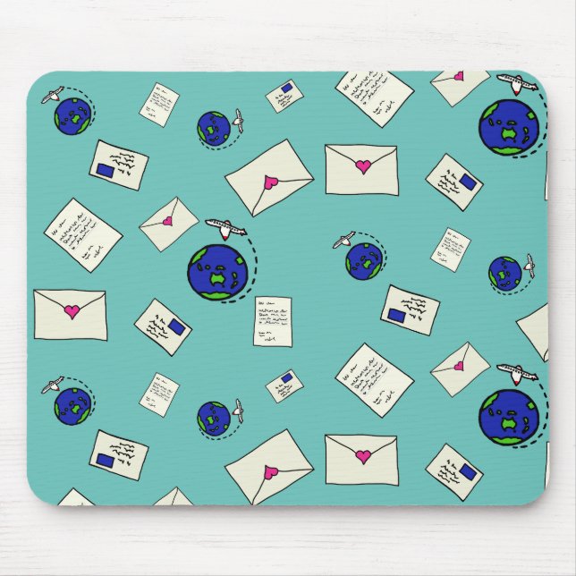 Mousepad Correio ao Redor do Mundo (Frente)