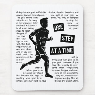 Mousepad Correndo Atrás de Metas Motivacional Inspirador