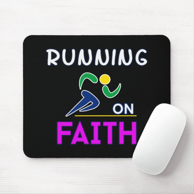 Mousepad Corrente em Faith Christian Runner (Com mouse)