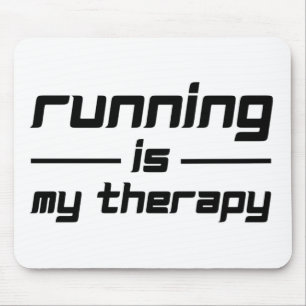 Mousepad Correr É A Minha Terapia