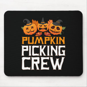 Mousepad Correspondência Da Família Do Halloween Da Tripula