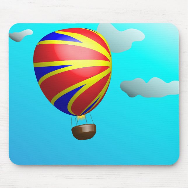 Mousepad Corrida de Balão de Ar Quente (Frente)