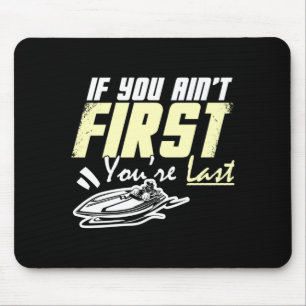 Mousepad Corrida de barco de arrasto masculino barco de cor