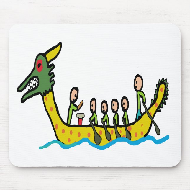 Mousepad Corrida de Barcos Dragões (Frente)