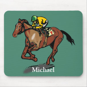 Mousepad Corrida de Cavalo Personalizada