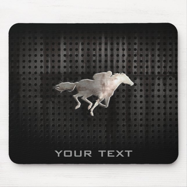 Mousepad Corrida de cavalos áspera (Frente)