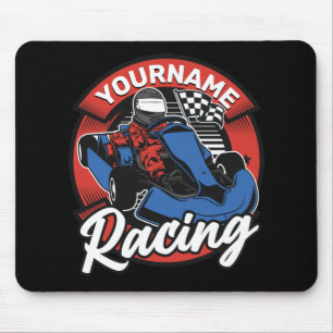 Mousepad Corrida de Karting de Corrida Extreme Personalizad