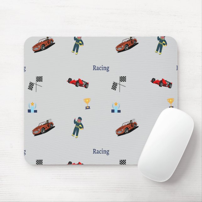 Mousepad Corrida em cinzas (Com mouse)