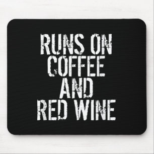 Mousepad Corrida No Café E No Vinho Vermelho