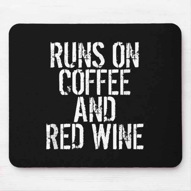 Mousepad Corrida No Café E No Vinho Vermelho (Frente)