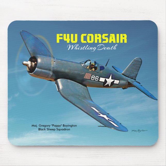 Mousepad Corsário de F4U (Frente)