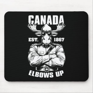 Mousepad Corta o Canadá 1867 Funny Canadian Proud Mountie
