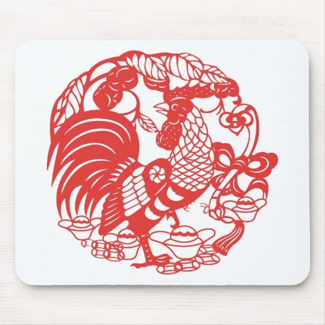 Mousepad Corta-Papeira Chinesa Ano Zodidia Aniversário MP (Frente)
