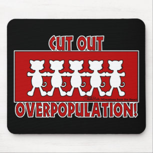 Mousepad Corte A Sobrepopulação! Gatos