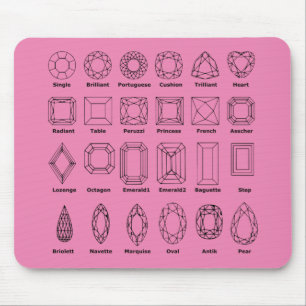 Mousepad Cortes de diamante