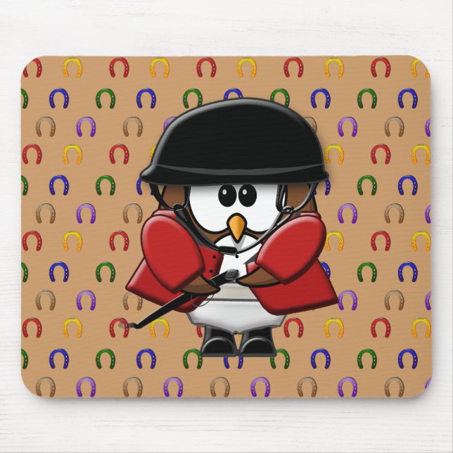 Mousepad coruja-cavaleira (Frente)