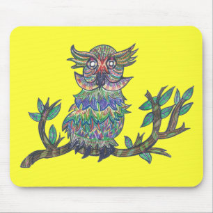 Mousepad Coruja da faísca