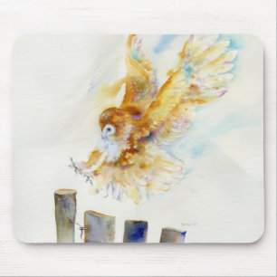 Mousepad Coruja de celeiro