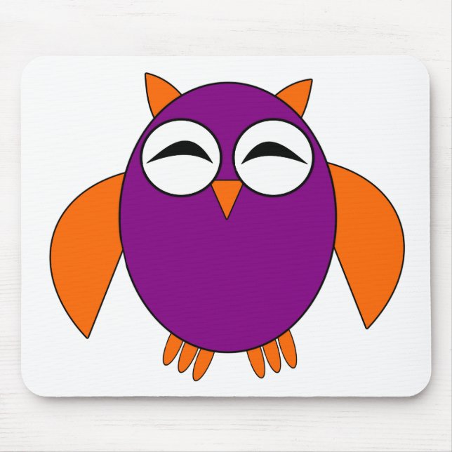 Mousepad Coruja de Halloween (Frente)